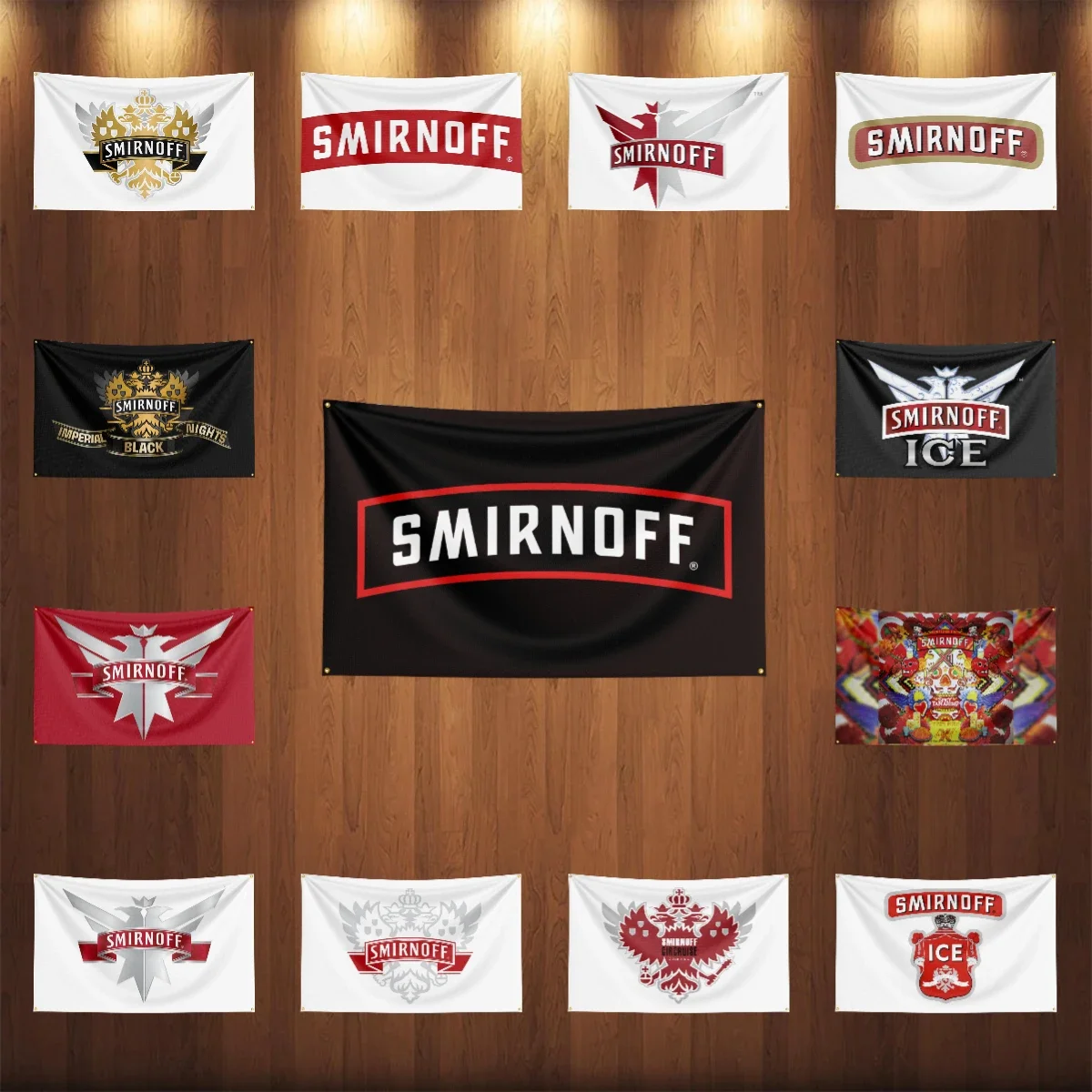 Bandera de vodkas S-smirnoffS de 3x5 pies, pancarta de vino con Alcohol impresa de poliéster para decoración, bebida, ron, bandera de cerveza