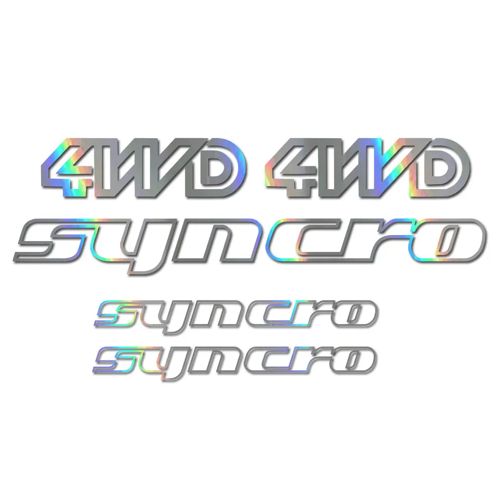 For 4WD SYNCRO Decal Sticker set  ﻿