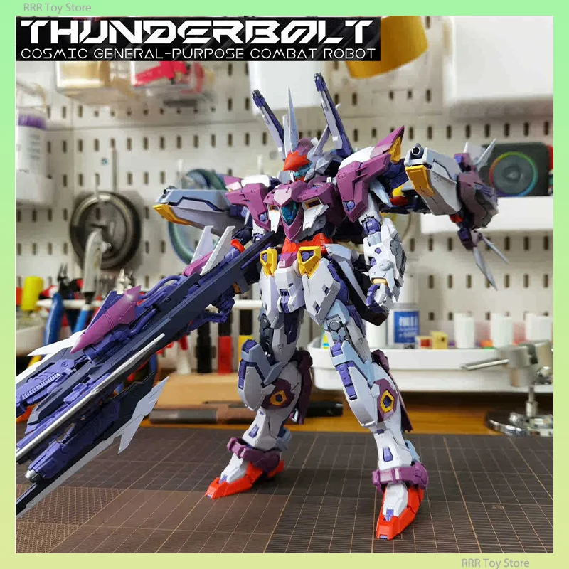 

IN ERA + THUNDERBOLT Model MG 1/100 Cosmic Combat Robot RMD Action Figure Assembly Figurine Anime Robot Collection Toys Gifts