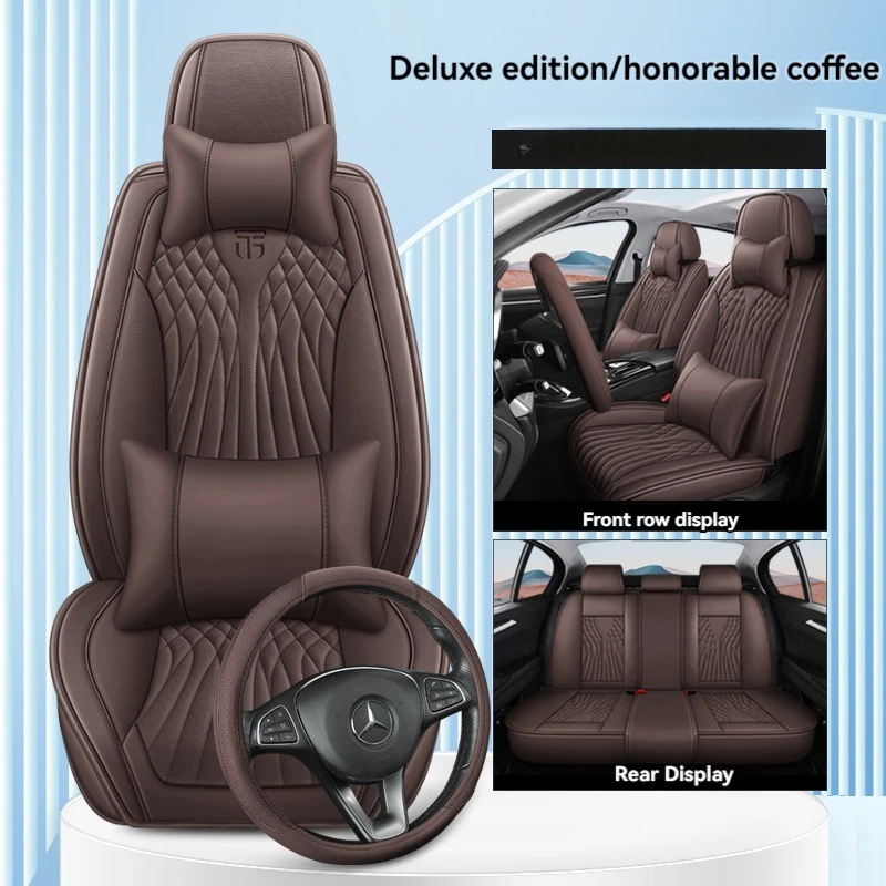 High Quality All Inclusive Car Leather Seat Cover For Cadillac XT5XT4 XT6 ATSL CT4 CT5 CT6 CT CTS Car Accessories protector