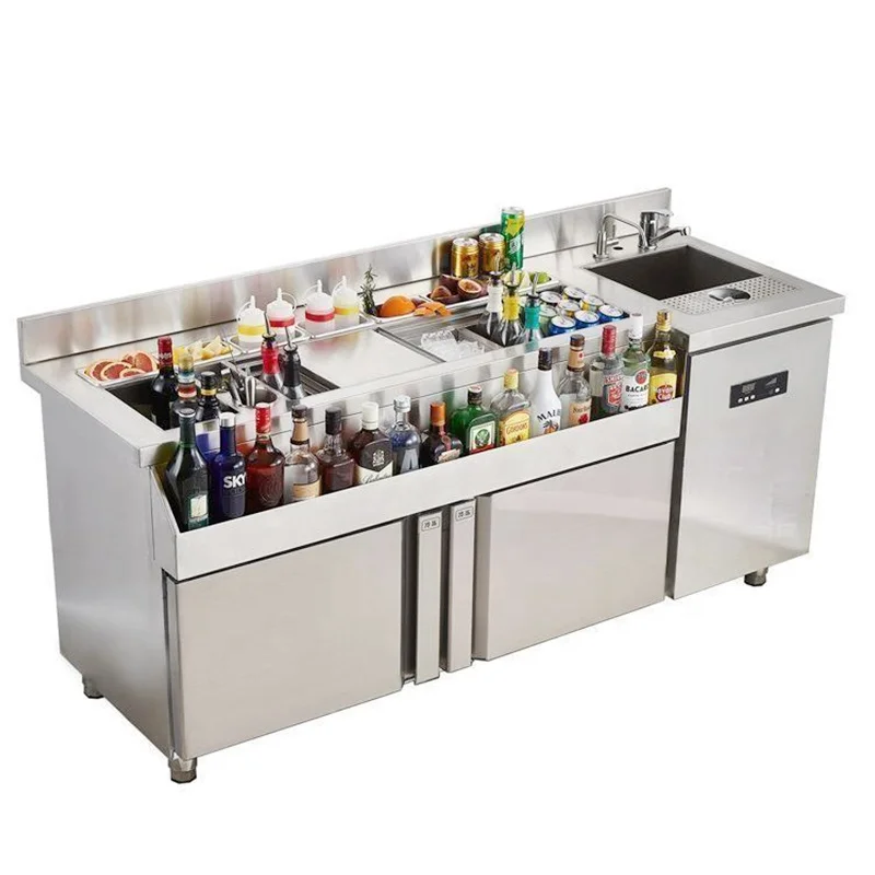 Refrigerated for Shop Kitchen Equipment bar Bartender Workbench