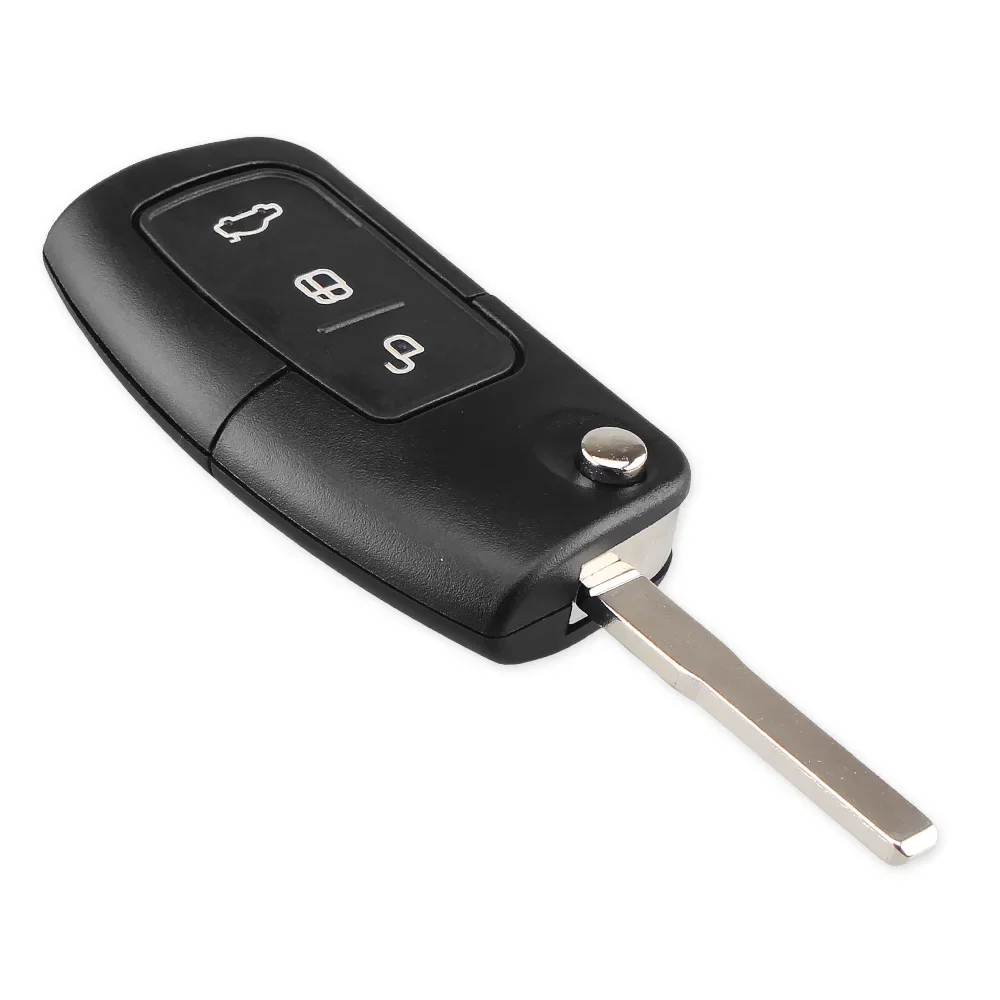 KEYYOU 3 Tasten Modifizierte Flip Klapp Fernbedienung Auto Schlüssel Shell Für Ford Focus 2 3 Mondeo Fiesta Galaxy C-MAX schlüssel Fob Fall – Detail 5