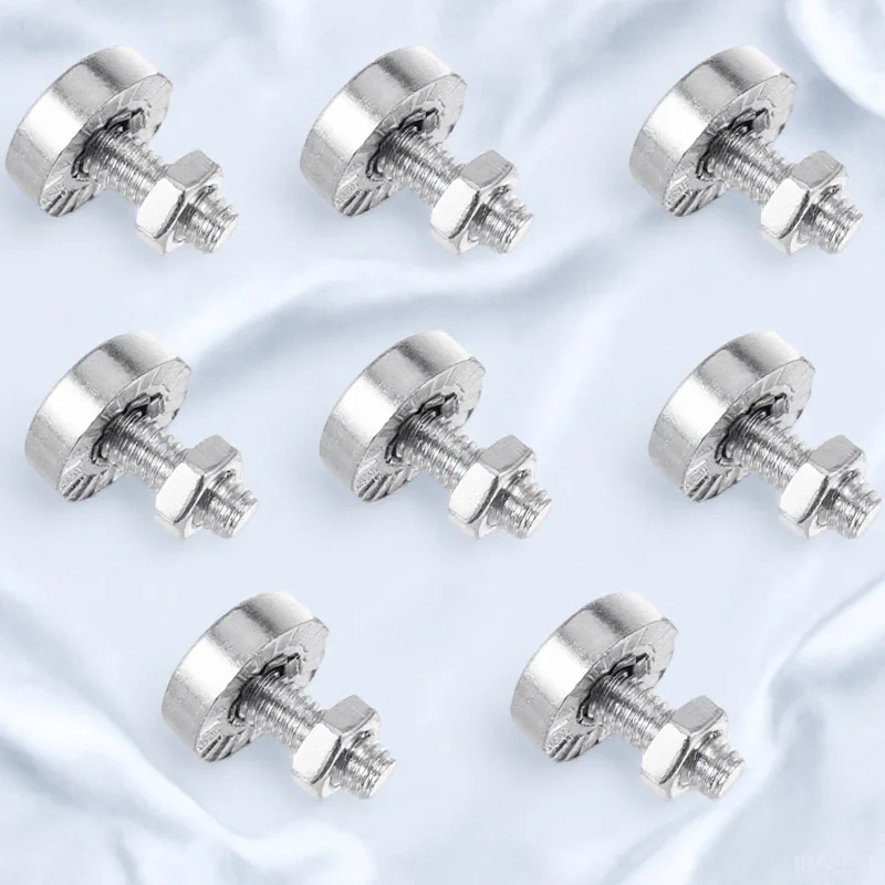 

License Plate Fastening Screws Zinc Alloy Fixing Bolts For Car License Replacement Durable Rustproof Compact Lightweight