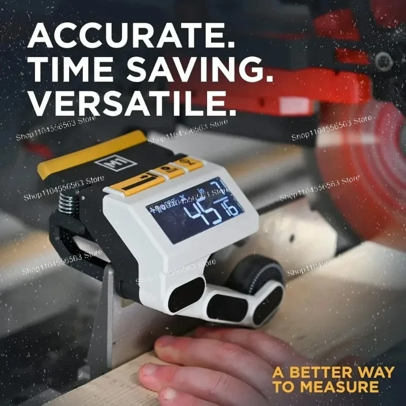AM1 Caliber Measuring Tool for Miter Saws – Eliminates Need to Measure & Mark Materials, Reduces Cut Time and Increases Safety