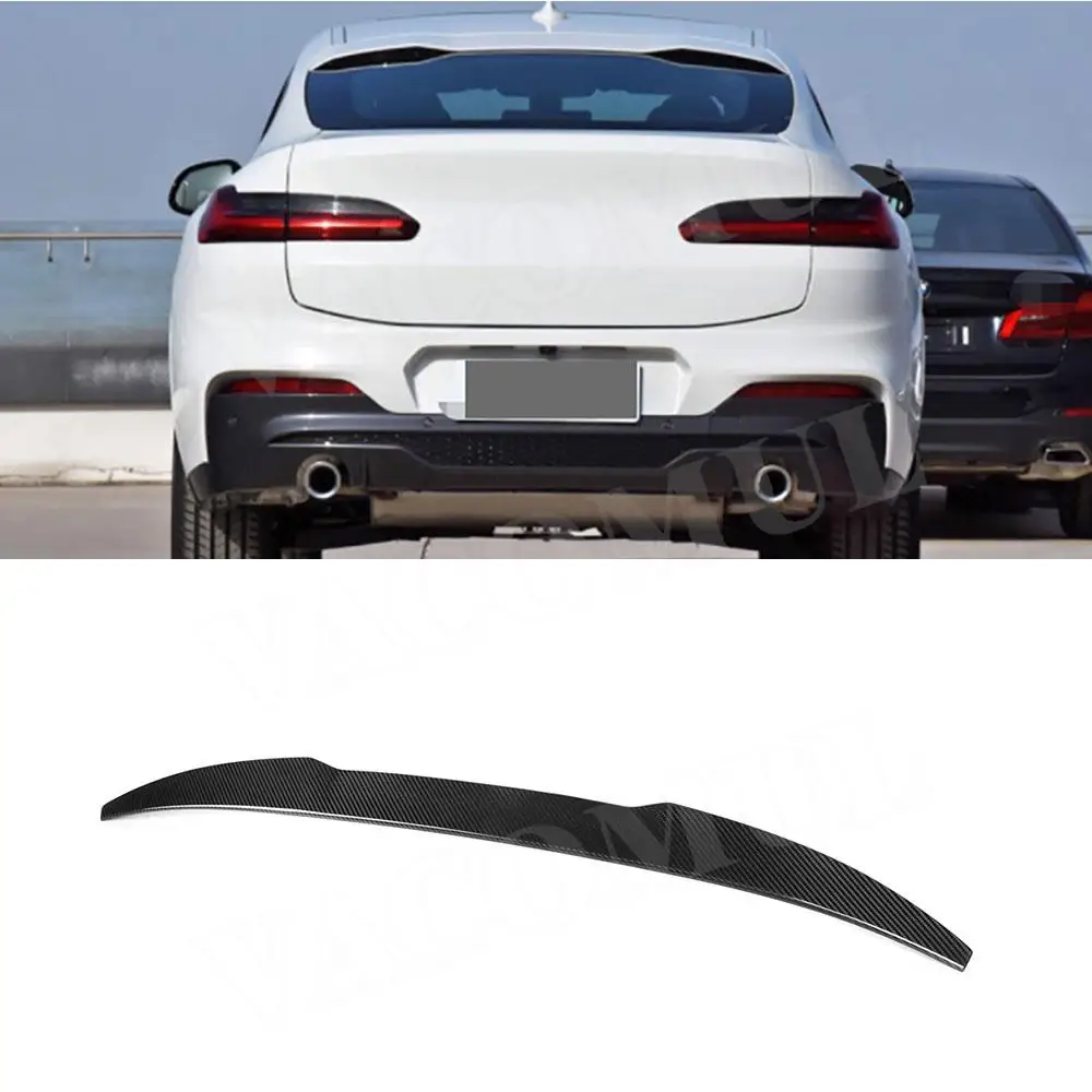 

VACOMUL Dry Carbon Fiber Rear Spoiler for BMW X4 G02 F98 X4M 2019-2020 Wing Lip Rear Trunk Duck Spoiler Wing Car Styling