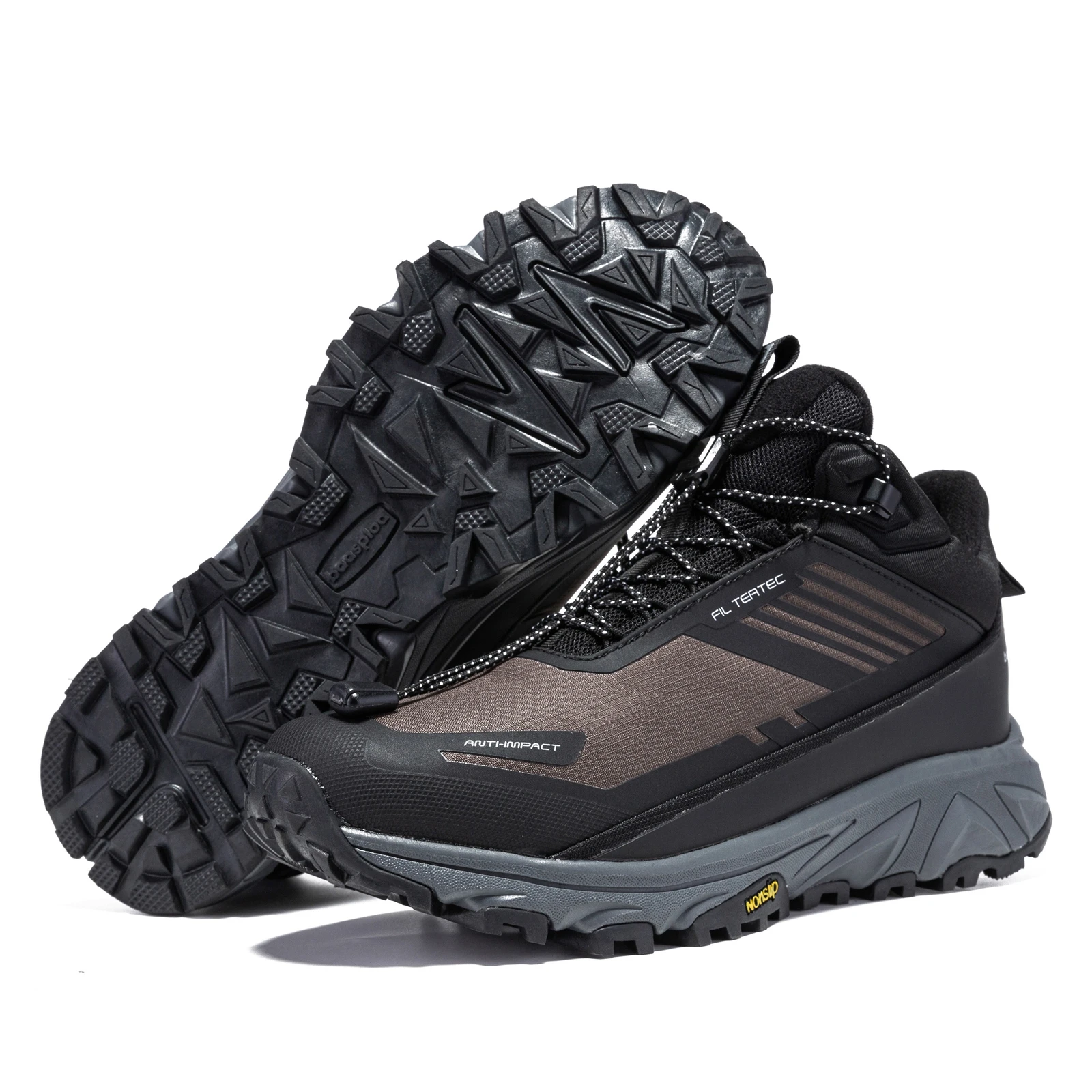 Baasploa New Hiking Shoes Men Casual Lightweight Plush Warm Walking Shoes Male Outdoor Waterproof Resistant Non Slip Sneakers﻿