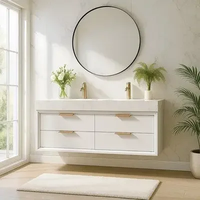 xx-Floating Bathroom Cabinet With Minimalist Design And Easy Installation