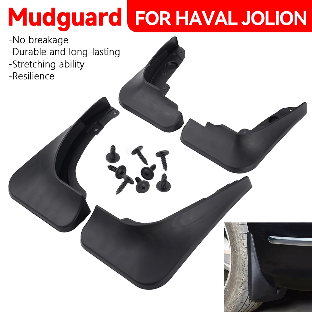 

4pcs For Haval Jolion 2020-2024 Auto Front Rear Mudguards Special Fender Mudflaps Car Accessories Car Mud Flaps