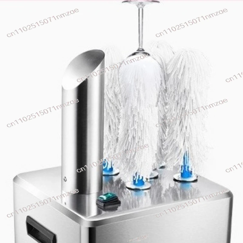Commercial 5-head cup cleaner FM-11A/B hotel banquet red wine glass electric drying and polishing machine