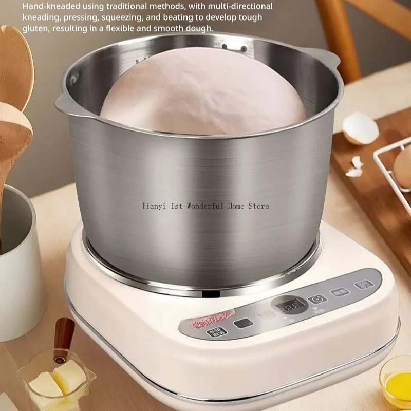 Máquina de Fazer Massa para Café da Manhã Doméstica e Comercial Multifuncional para Padaria, Misturador de Massa, Máquina de Pão MH40HMJ