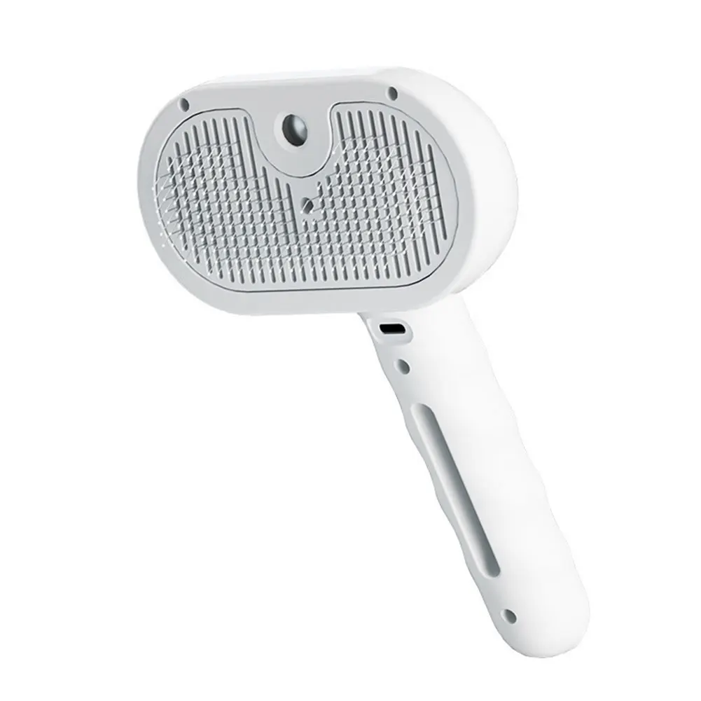3 in 1 Cat Steam Brush Cat Grooming Brush with Release Button Cat Brush Pet Hair Cleaning Brush Comb for Cats Dogs Small Animals image 6