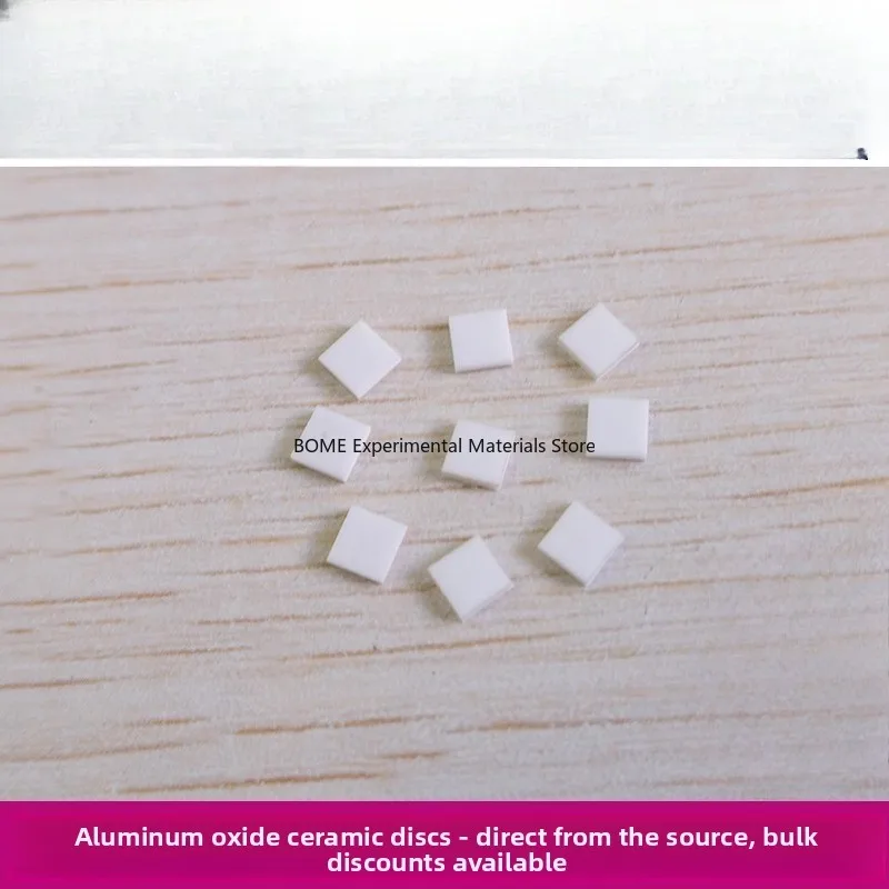 Non-Porous Alumina Ceramic Sheet 3 4 5 6 7 8 9 10mm Insulating High Hardness Substrate Heat Sink Customizable