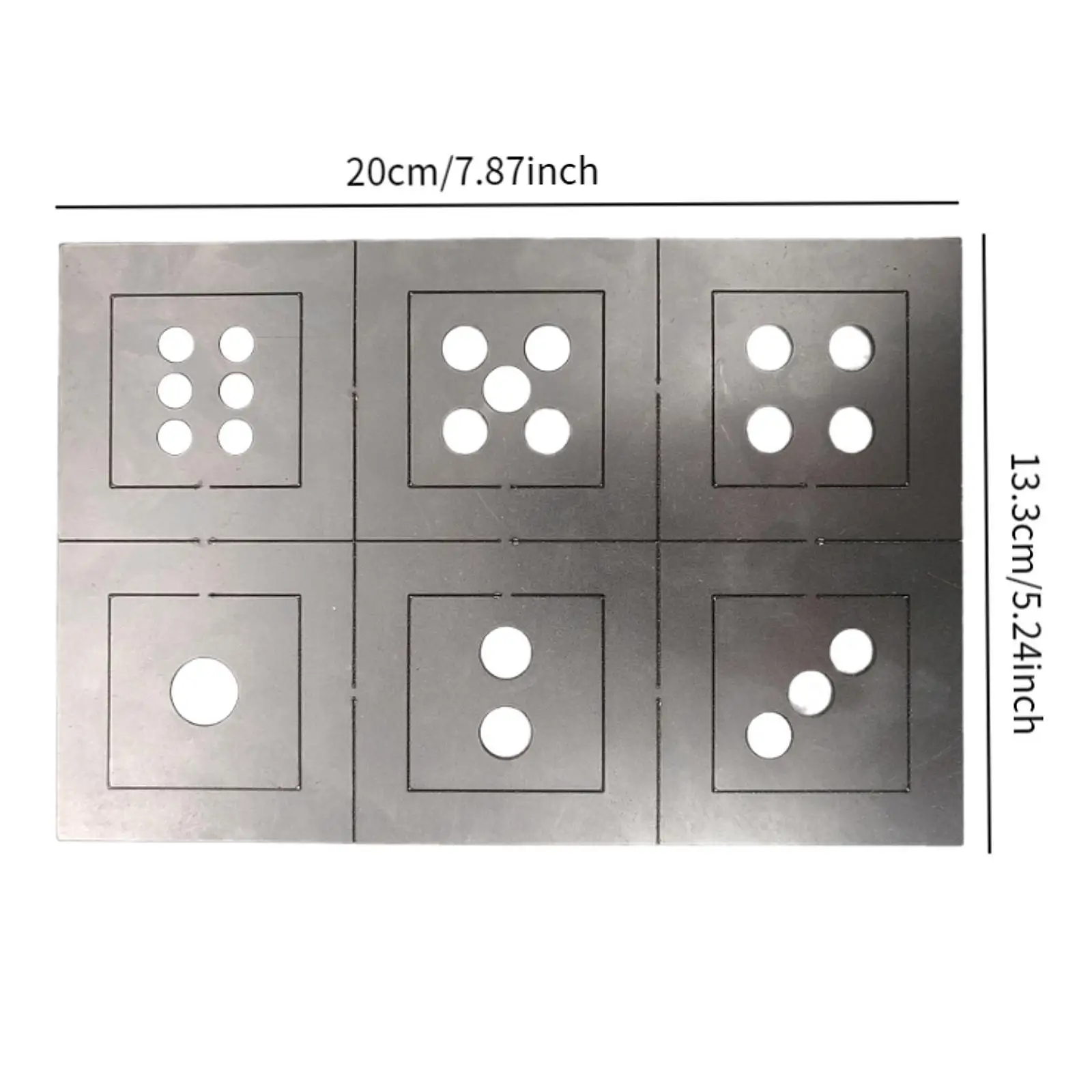 Kit cubo per pratica di saldatura per principianti Acciaio inossidabile 2,6x2,6x2,6 pollici