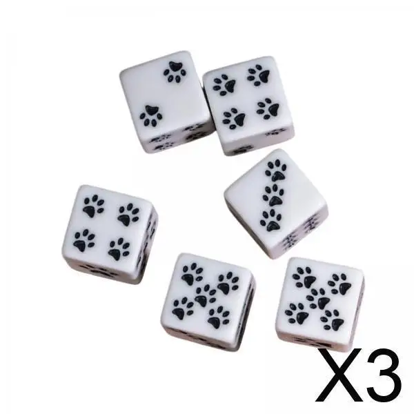 

Шестигранные кубики 16 мм из смолы для настольных игр, семейных вечеринок и аксессуары для настольных игр