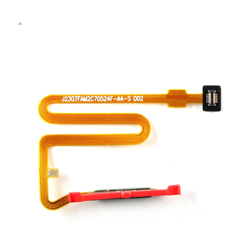 Home Power Button Fingerprint Sensor For Samsung Galaxy A14 5G SM-A146P Menu Button Flex Cable Smartphone Repair Parts