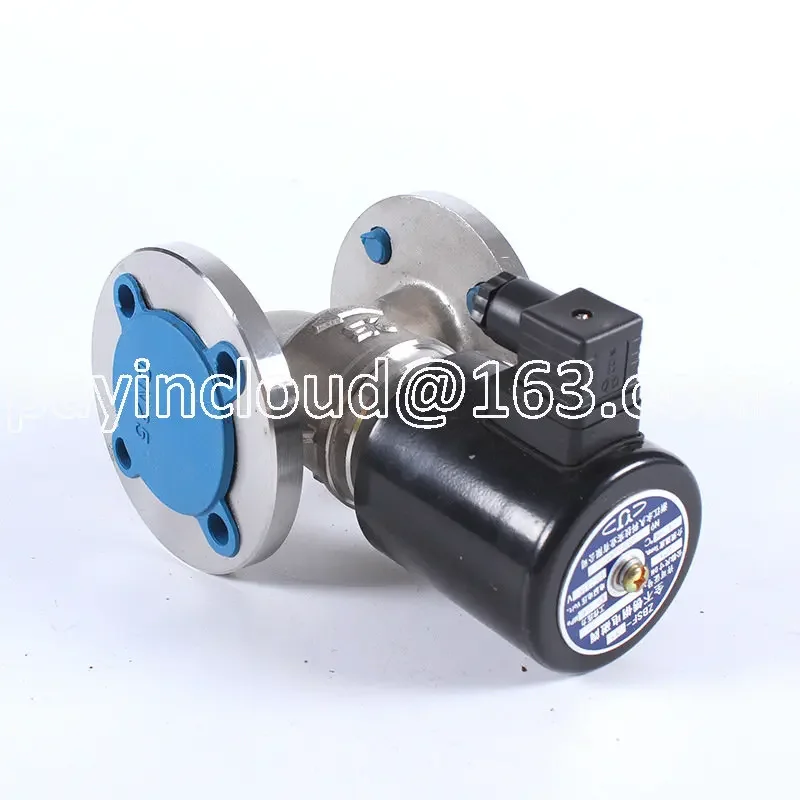 Normally Closed  Open Solenoid Valve Flange Directly Operated Type All Stainless Steel Steam