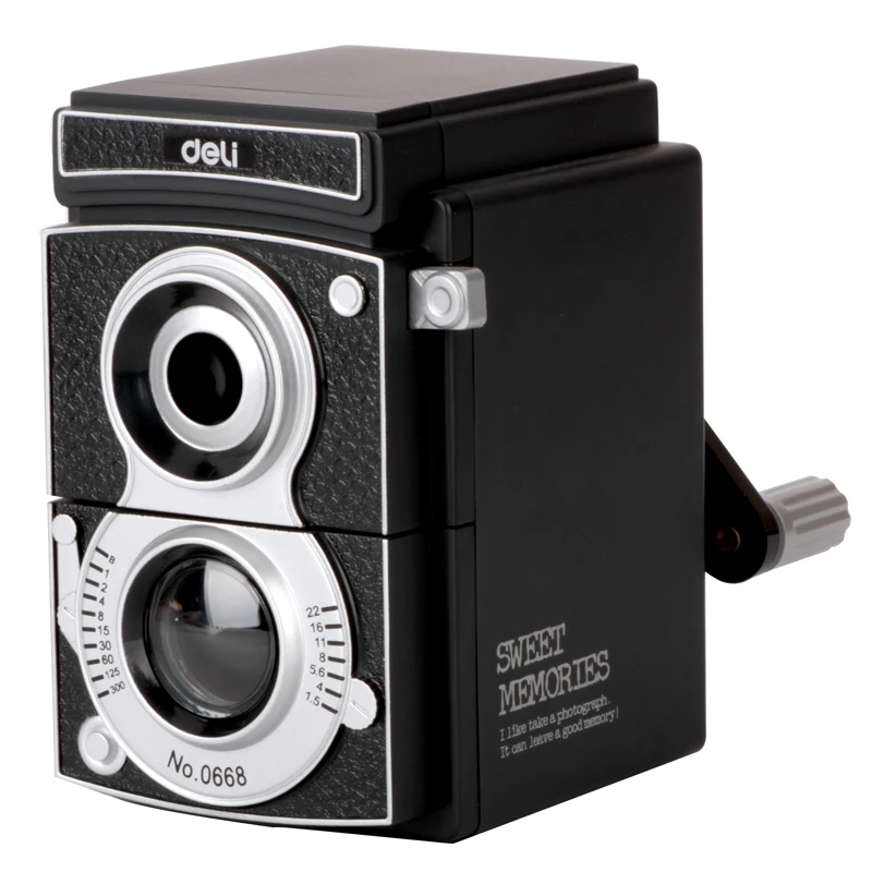 Camera Type Pencil Sharpener Aperture Adjustable for 7-12mm Pencil Children Gift School Supplies