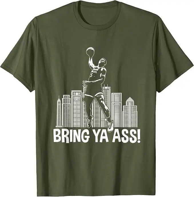 Minnesota 2024 Bring Ya Ass T-Shirt, Y2k Vintage Basketballspieler Grafik-Bekleidung für Damen und Herren, Kurzarm Weiches Baumwoll-T-Shirt – Detail 12
