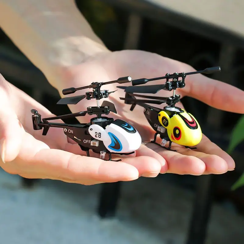 Fingertip mini remote control airplane helicopter children's toy birthday gift