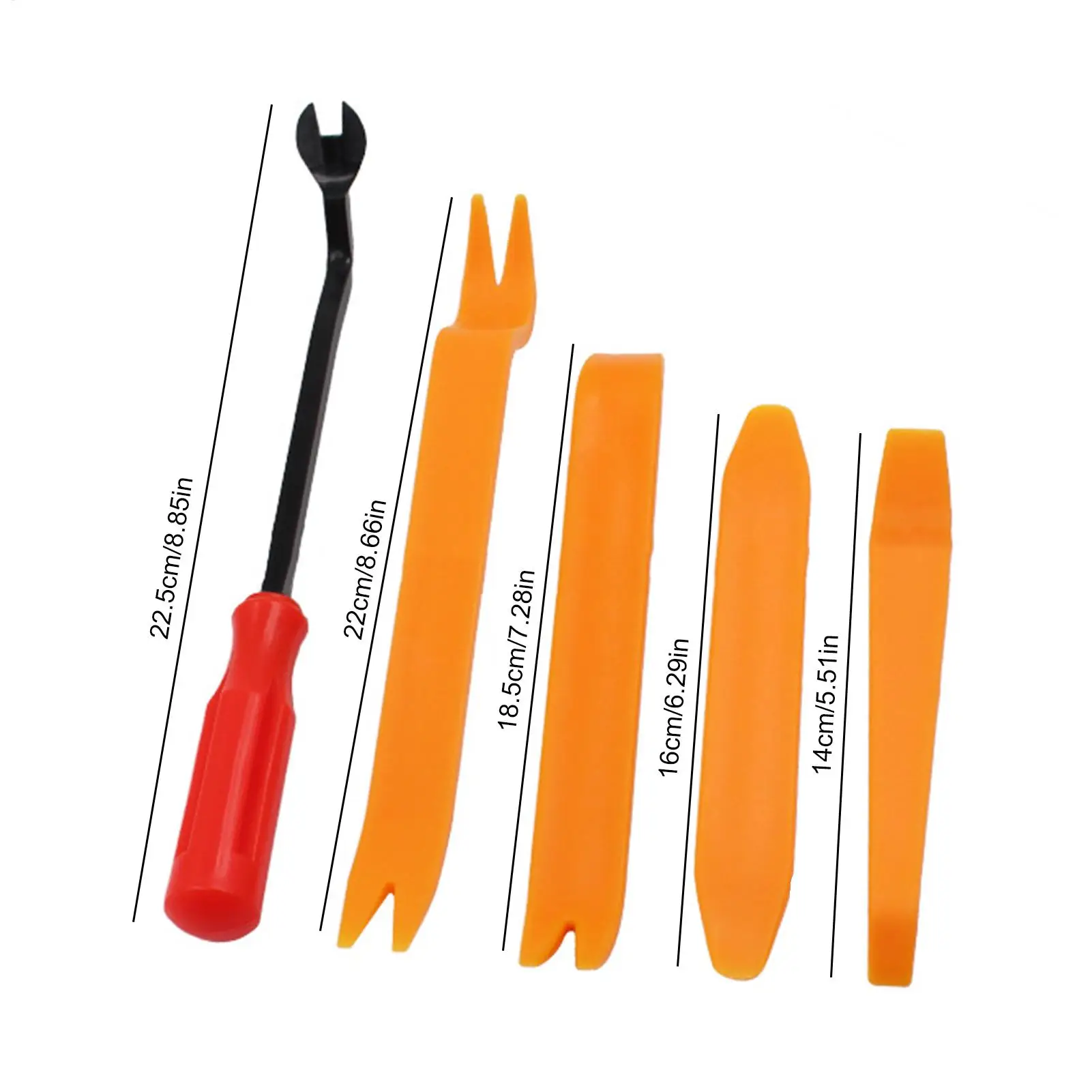 

Car Panel Removal Tools Trim Tools Auto Removal 5 Pieces Pry Stick Set For Truck Audio Component Bodywork Modification Driver