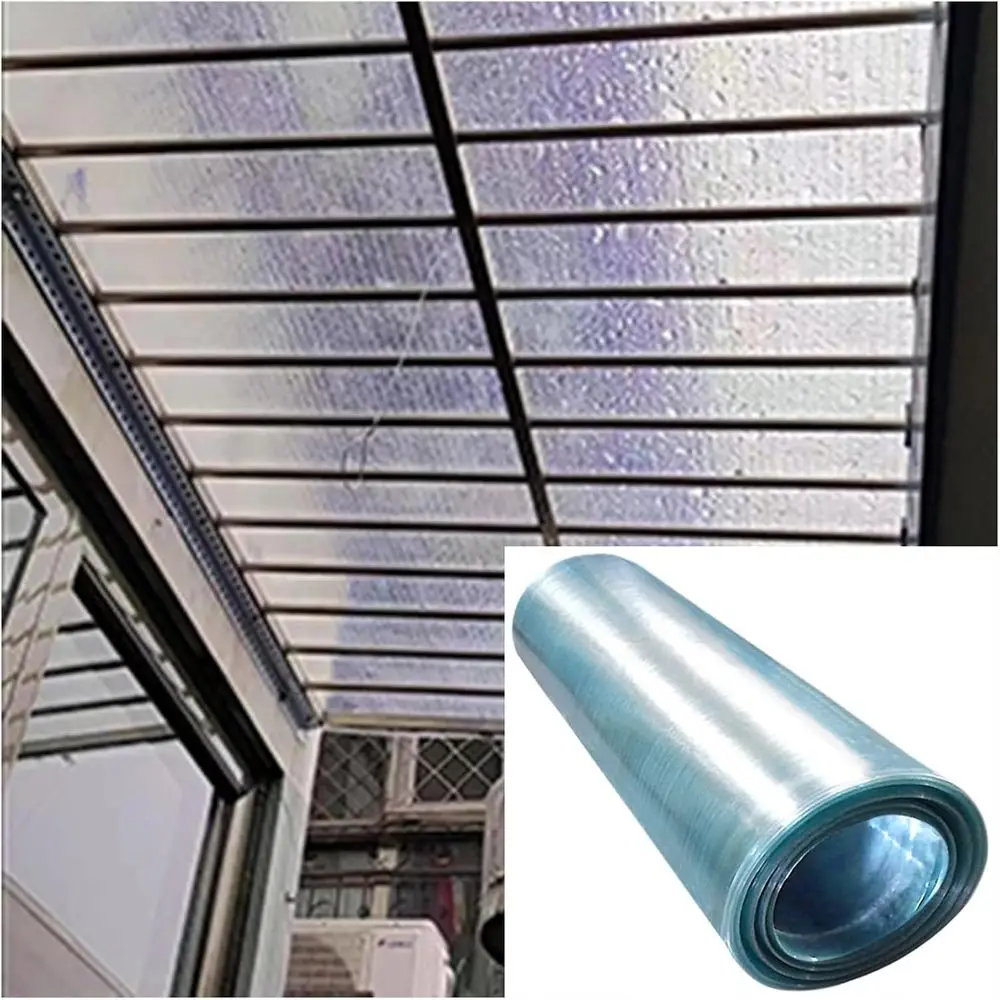 

Водонепроницаемые полиэтиленовые панели для теплиц и сараев, устойчивые к УФ-излучению, легко резать, 0,8 м x 15 м