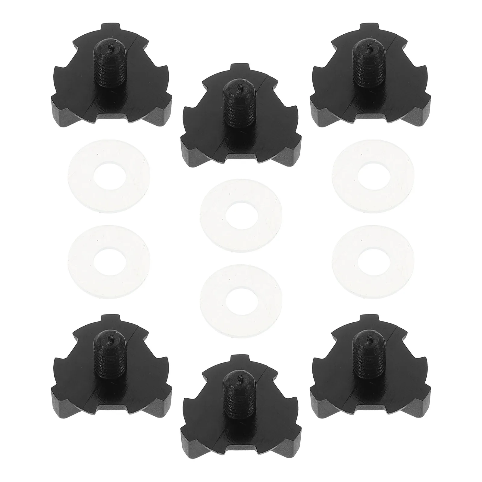 

6Pcs Motorcycle Visor Screws Black Universal Fit for Off Road Enduro Downhill Racing Helmets with Washers Quick Install