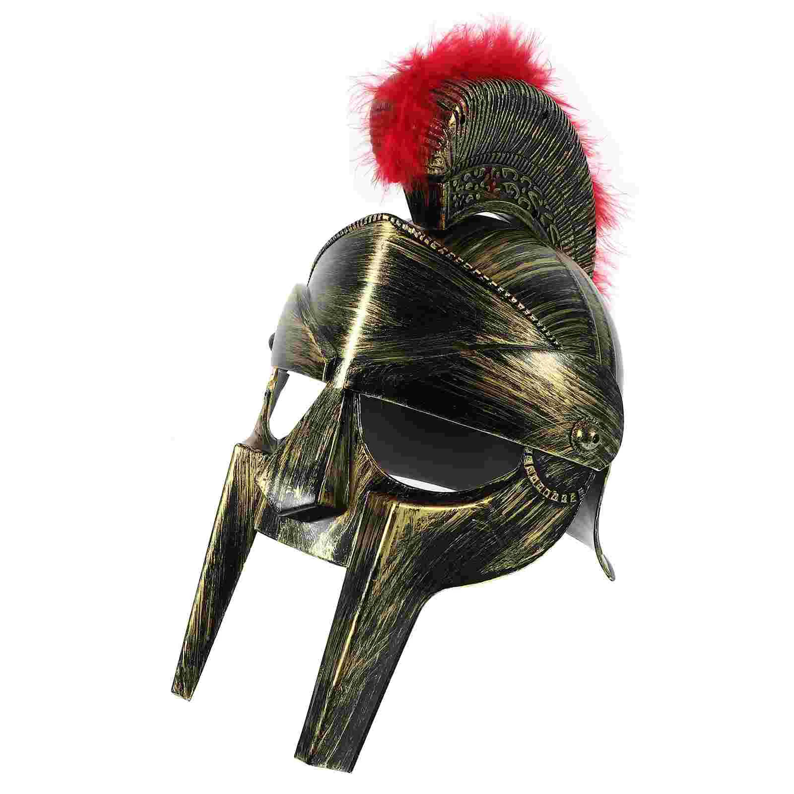 Samurai Hat Unique Decor Adults Roman Cosplay Soldier Plastic Men Gladiator Costume