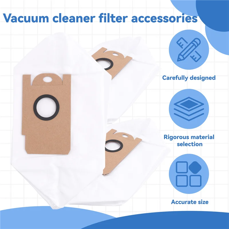 Stabile Austauschbare Zubehör Teile Staub Taschen Für Xiaomi Lydsto R1 R1A Roboter Staubsauger Roboter Staubsauger Teile