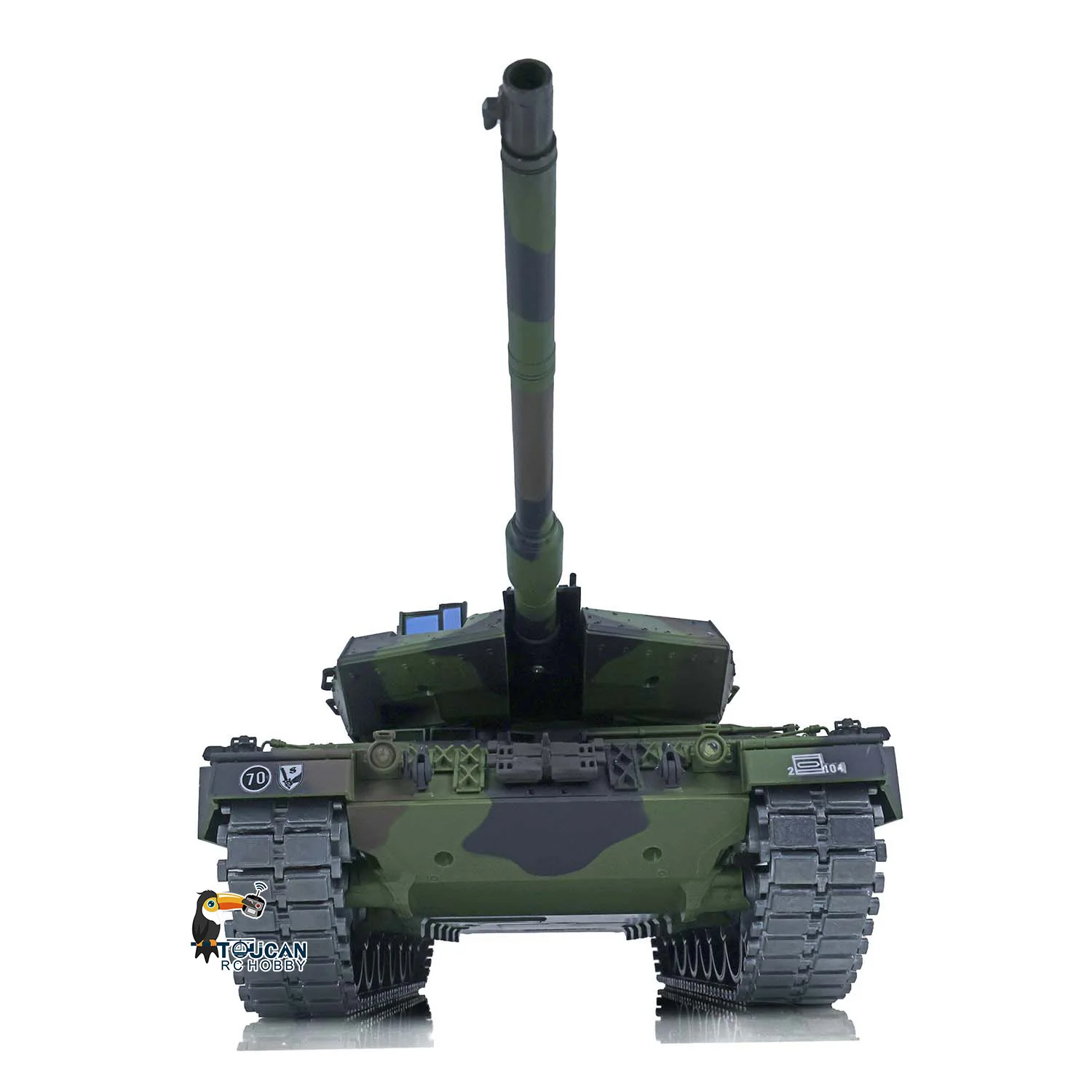 US Stock Toy Heng Long 1/16 Scale 7.0 Upgraded Metal Leopard2A6 RTR RC Tank 3889 Premium Quality Collector's Favorite Radio Control Panzer - view 6