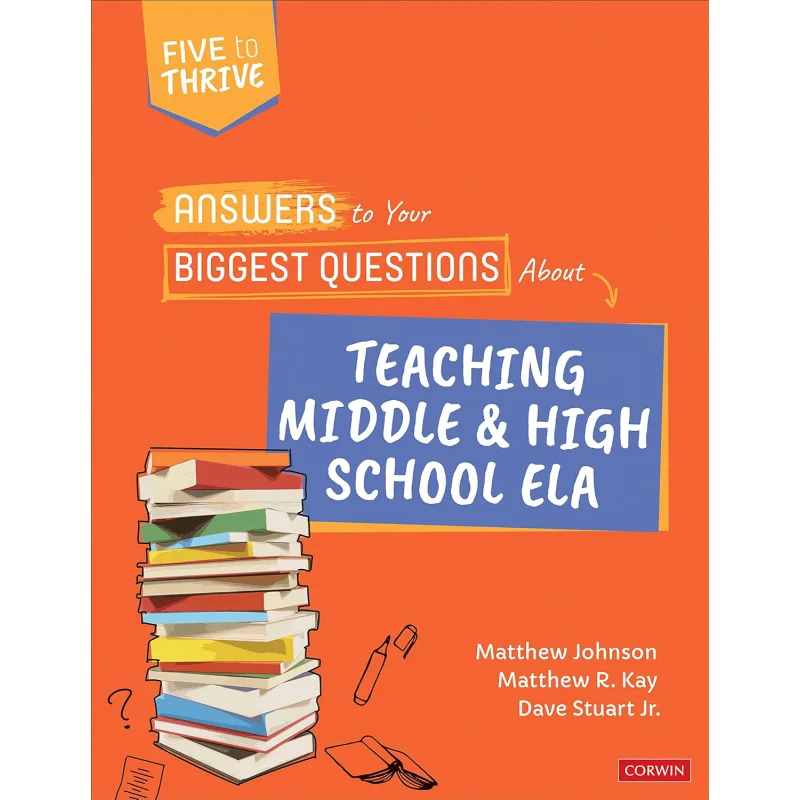 

Ответа к большим количеством вопросов о обучении средней и средней школе ELA CORWIN Corwin Press 9781071858042 Книга