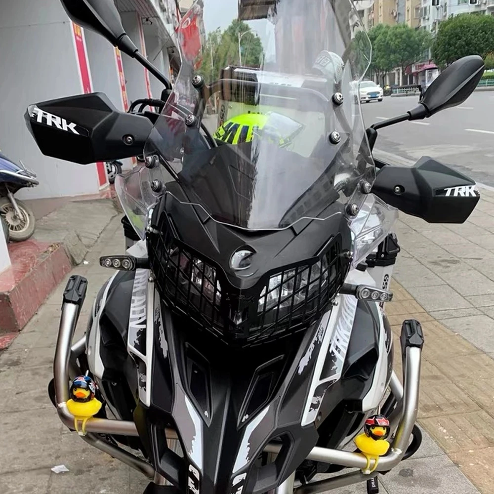 

TRK502 Motorcycle Headlight Headlamp Grille Shield Guard Cover Protector For Benelli Trk 502 502x TRK502X 2018 2019 2020 2021