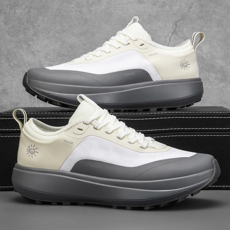 New Men Golf Shoes Outdoor Leather Fashion Soft Sneakers Flat Walking Black White Quality Golfer Footwear for Man Waterproof