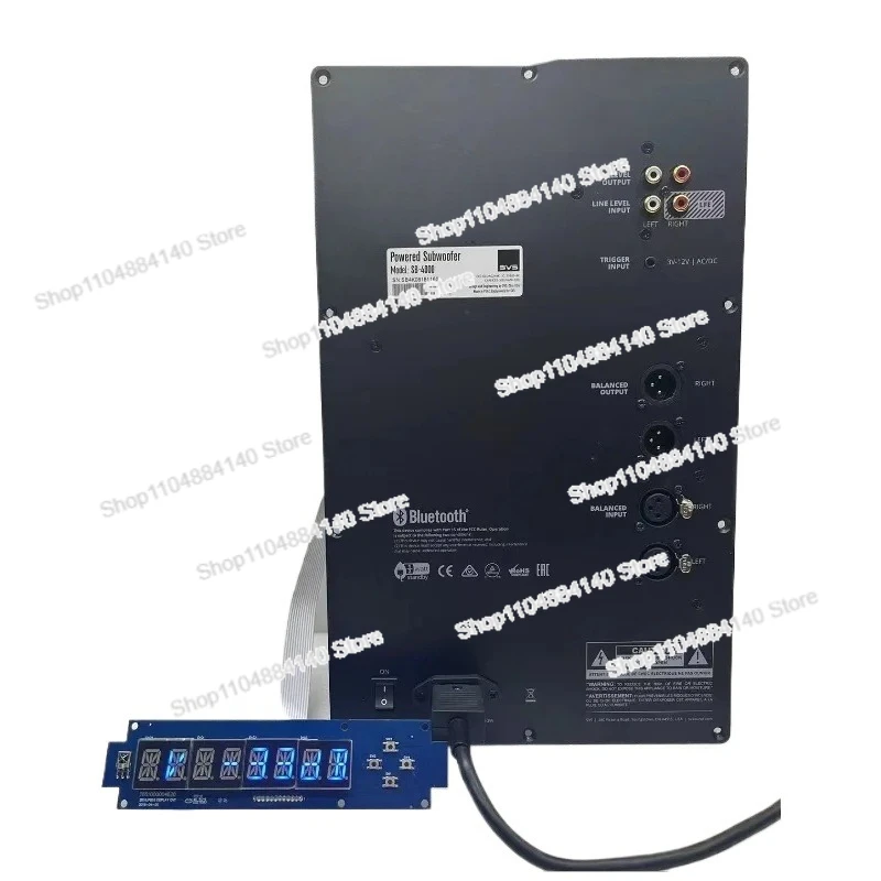 

High Power Home Theater Music Amplifier Board 1200 Watt Rated Subwoofer Bluetooth App Control SVS