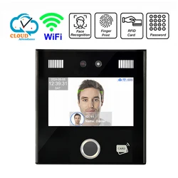 Free Online Cloud based WiFi Facial Face Time Attendance System Employee workforce Fingerprint Time Clock Management Solution