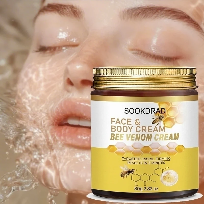 Bee Venom Face & Body Cream, 80g, Natural Extract, Firming, Daily Use, All Skin Types