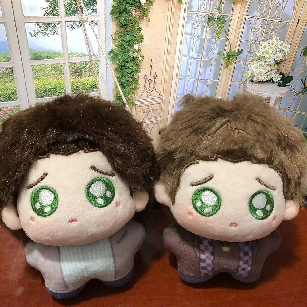 Peluche Roud Eye SPN Dean Sam 10cm, Pendentif Jouet en Peluche Imprimé Supernatural, Cadeau d'Halloween, Cadeau de Noël à Collectionner