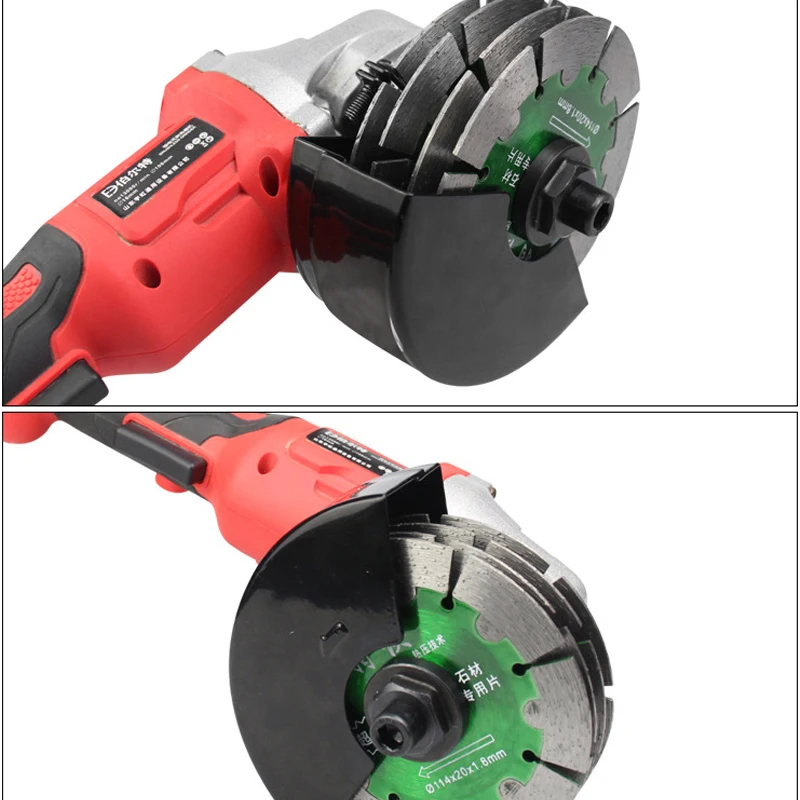 Imagem -04 - Angle Grinder Slotter Retrofit Faça Você Mesmo Conversão Cabeça Combinação Lâmina de Corte Acessórios Ferramenta 100 150