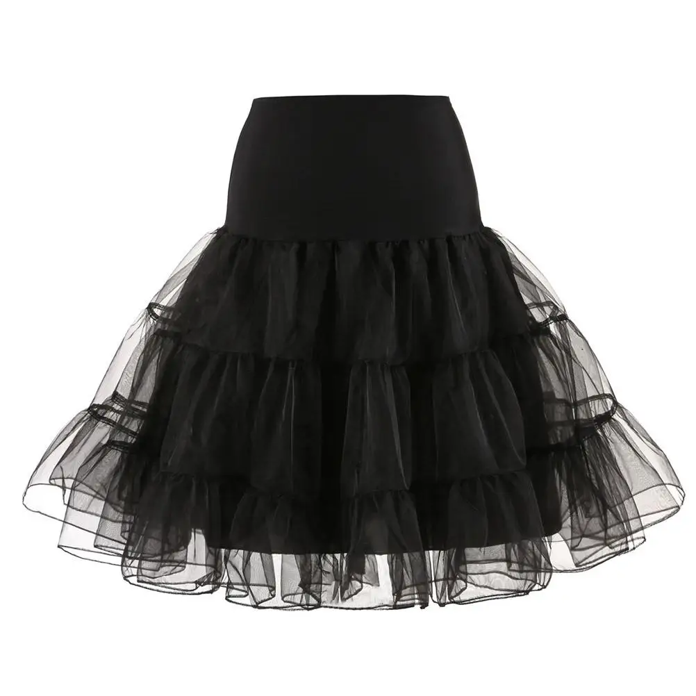 

Petticoat Hoopless Tutu Skirt Women Formal Underskirt Short Pannier Spring Summer Autumn Cosplay Dance Ballet