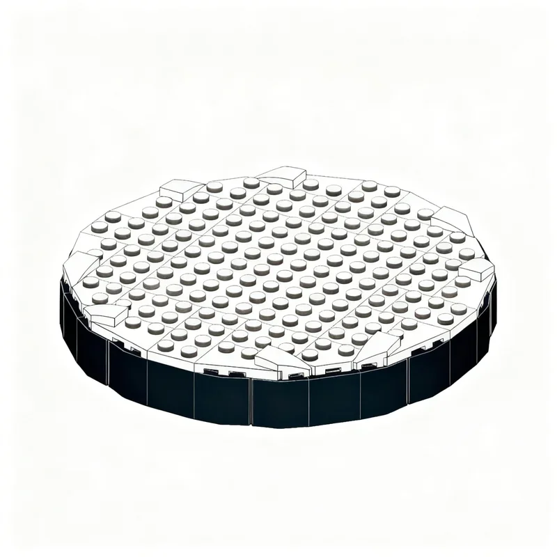 130pcs MOC Round Display Star Battle Model Building Blocks Toy Festival Gift Construction Assemble DIY Education Idea Creative