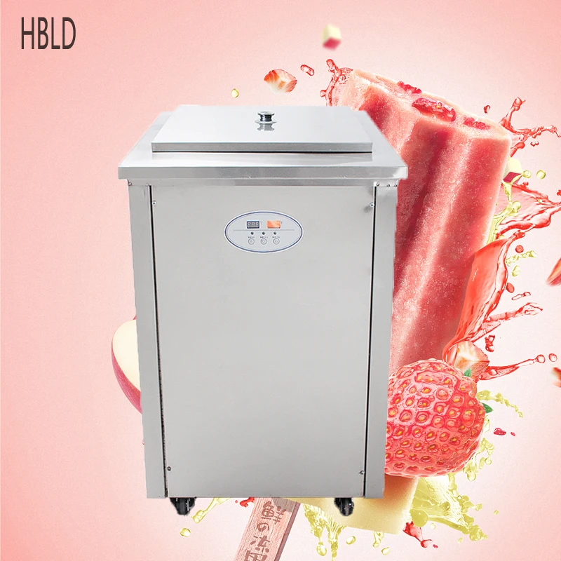 Commercial Ice Cream Automatic Manual Popsicle Machine Quick-Frozen Fruit Double Mold