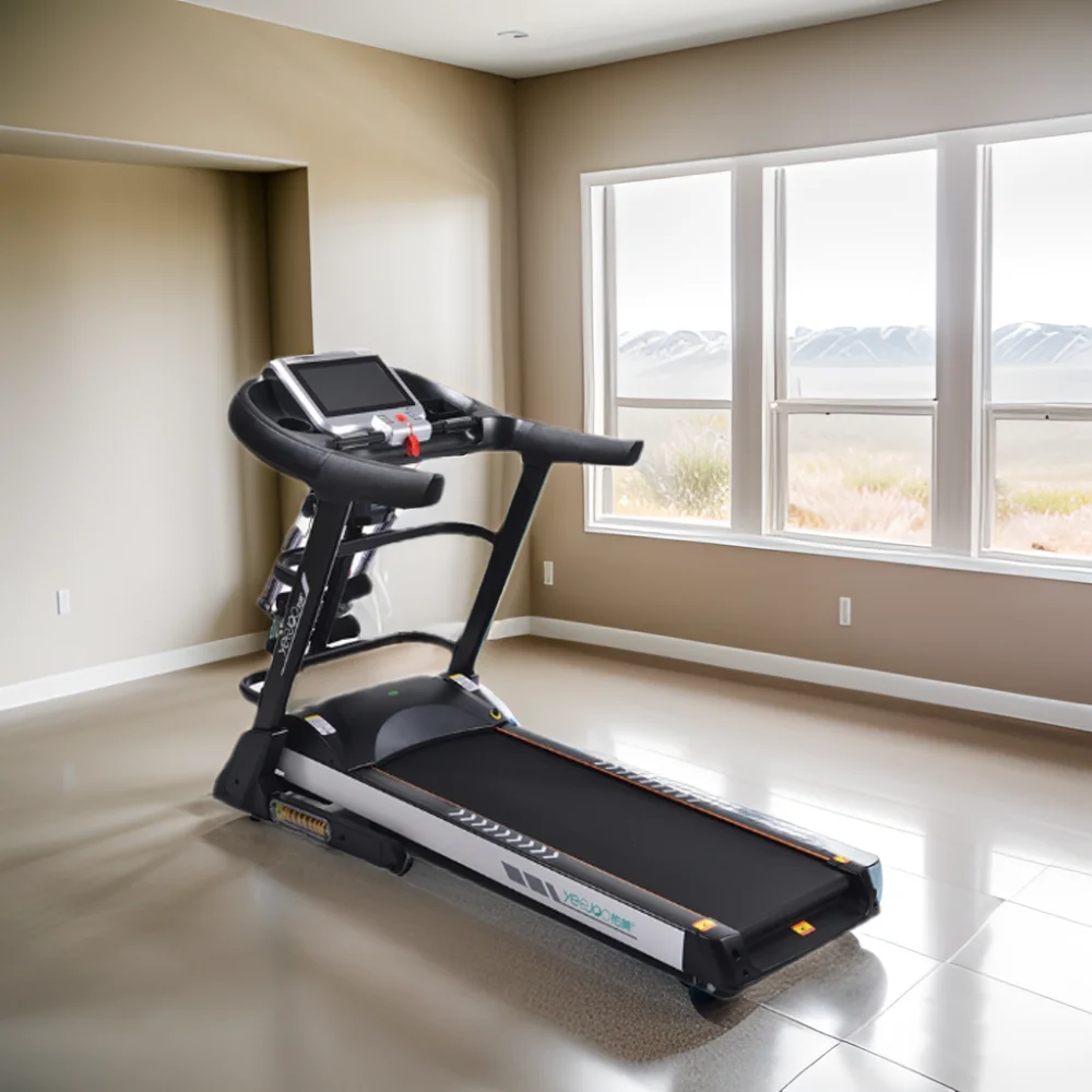 Fabrik OEM stoßdämpfendes LCD-Bildschirm Workout elektrisch motorisiertes Laufband