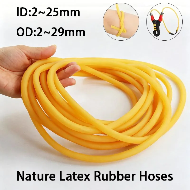 

1~10M Natural Latex Tube Elastic Rubber Band Slingshots Surgical Tension Belt Hemostasis Medical Tube Shooting Accessories