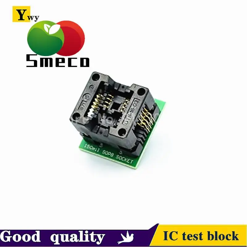 SOP16 to DIP8 Wide-body Seat Wide 150mil 200mil 208mil 300mil Programmer SOP8 Adapter Socket for EZP2010 EZP2013 CH341A IC test