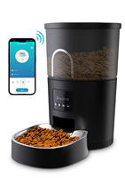 Tuya Smart Cat Feeders Automatic WiFi Pet Food Dispenser Auto Distributor 3L Container Meal Call Voice Google Feeding Record