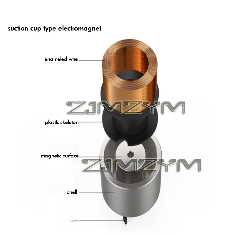 H2520 Ball Electromagnets DC 24V Suction Cup Circular Mechanical Hand Handling Hardware Accessories