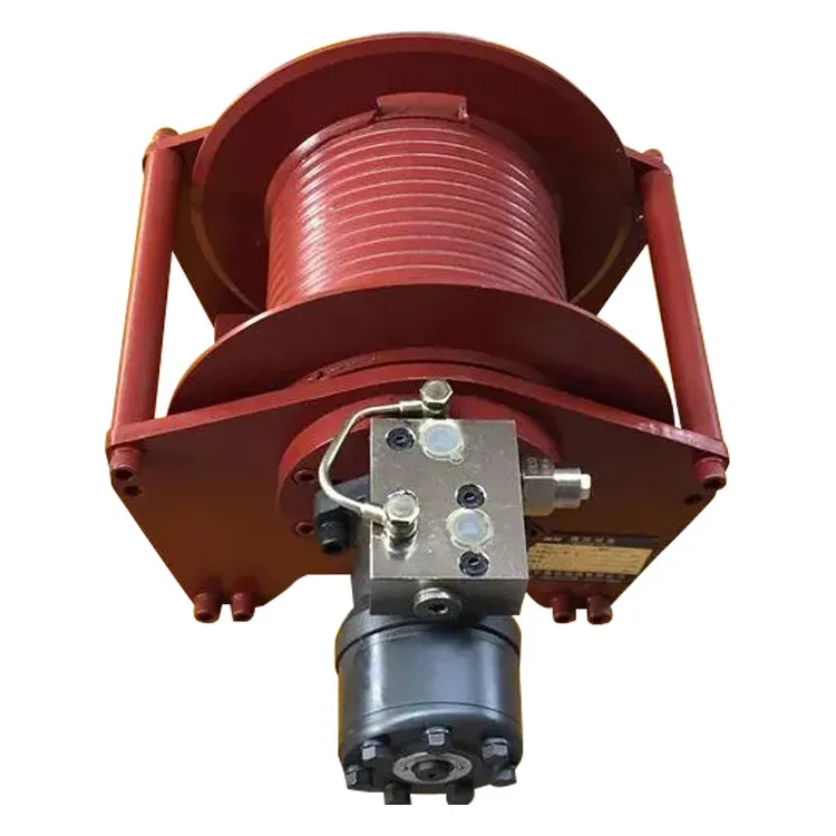 

Factory Direct Selling Red 5ton 15ton 20ton 30ton Hydraulic Winch for Construction Equipment Truck Lift Crane