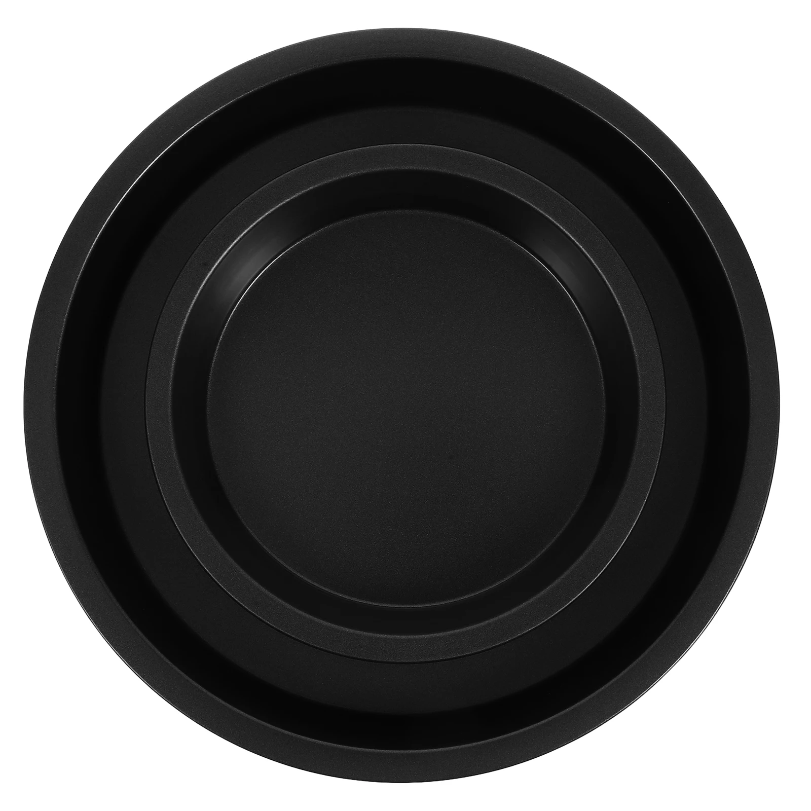 

2pcs 9inch+6inch Cake Mold Round Non-stick Carbon Steel Baking Tray Kitchen Pizza Pan Metal Pastry Plate Round Shaped Pizza
