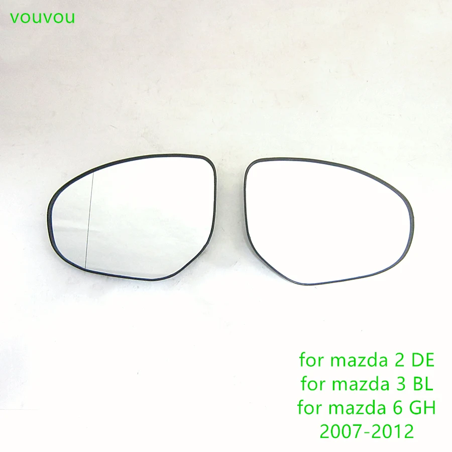 Car accessories door rearview mirror glass with heated function for Mazda 3 2008-2012 BL Mazda 2 2007-2012 Mazda 6 2008-2012 GH