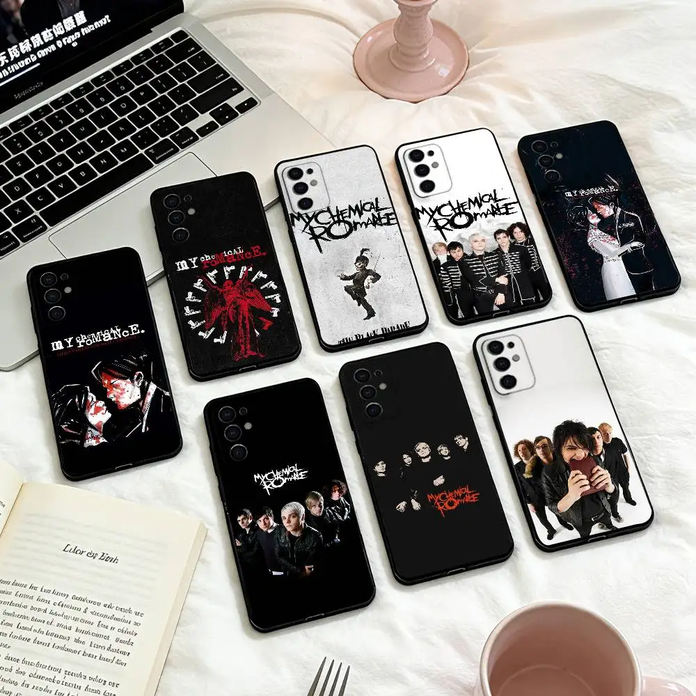 

A-My-Chemical R-Romance MCR Phone Case For Samsung S 25,24,23,22,30,21,10,9,Ultra,Plus,Lite,FE,4,5 G Soft Black Case
