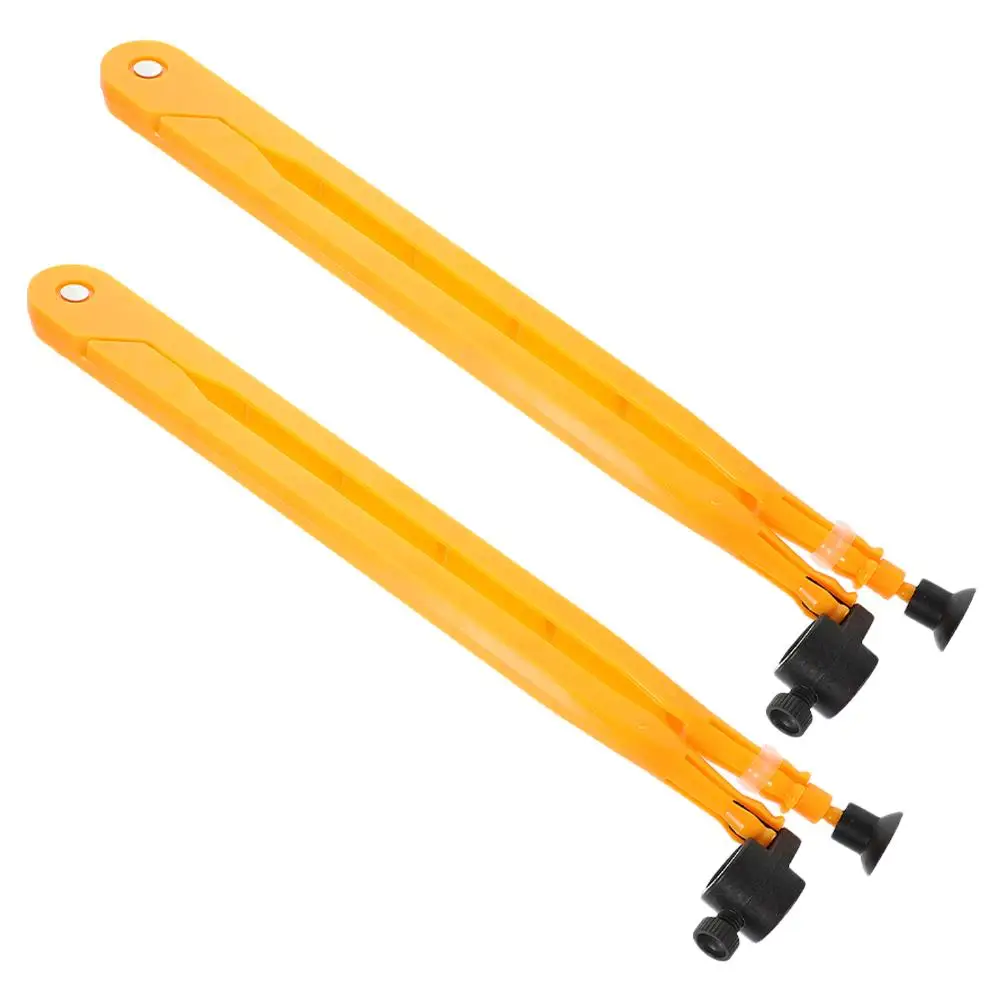 Plastic Compass 2 Pcs Large Whiteboard Math Tool ABS Draw Circle Teaching Demonstration Drawing Instrument